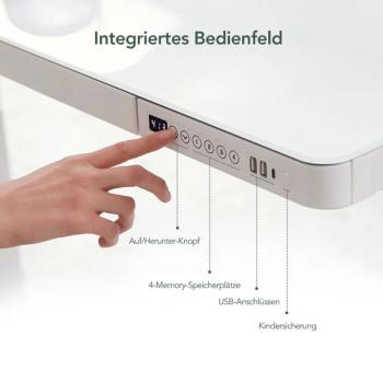 Flexispot höhenverstellbarer Schreibtisch Schreibtischplatte EW8 EG8 kaufen - Bild